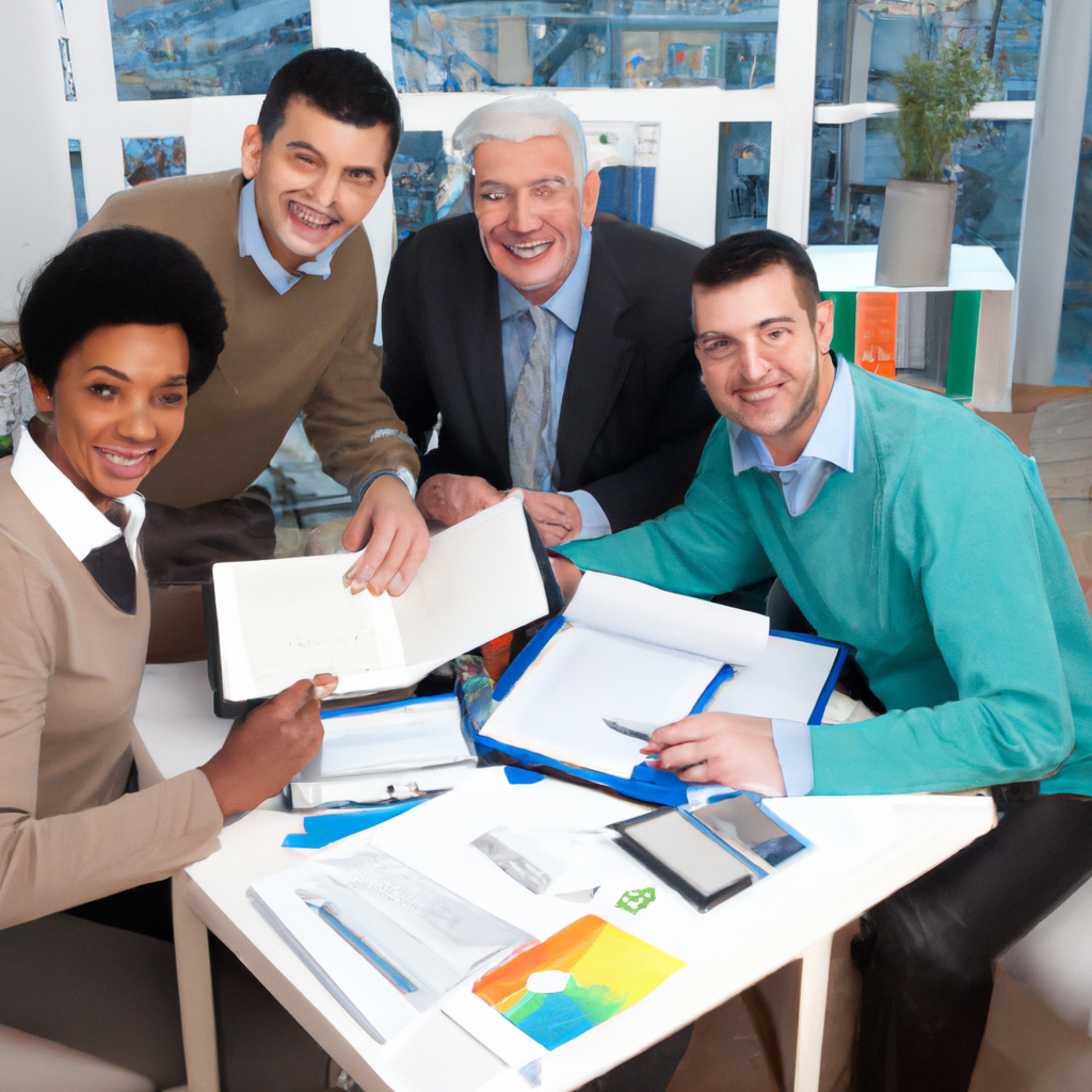 Groupe de personnes apprenant les stratégies d'investissement immobilier